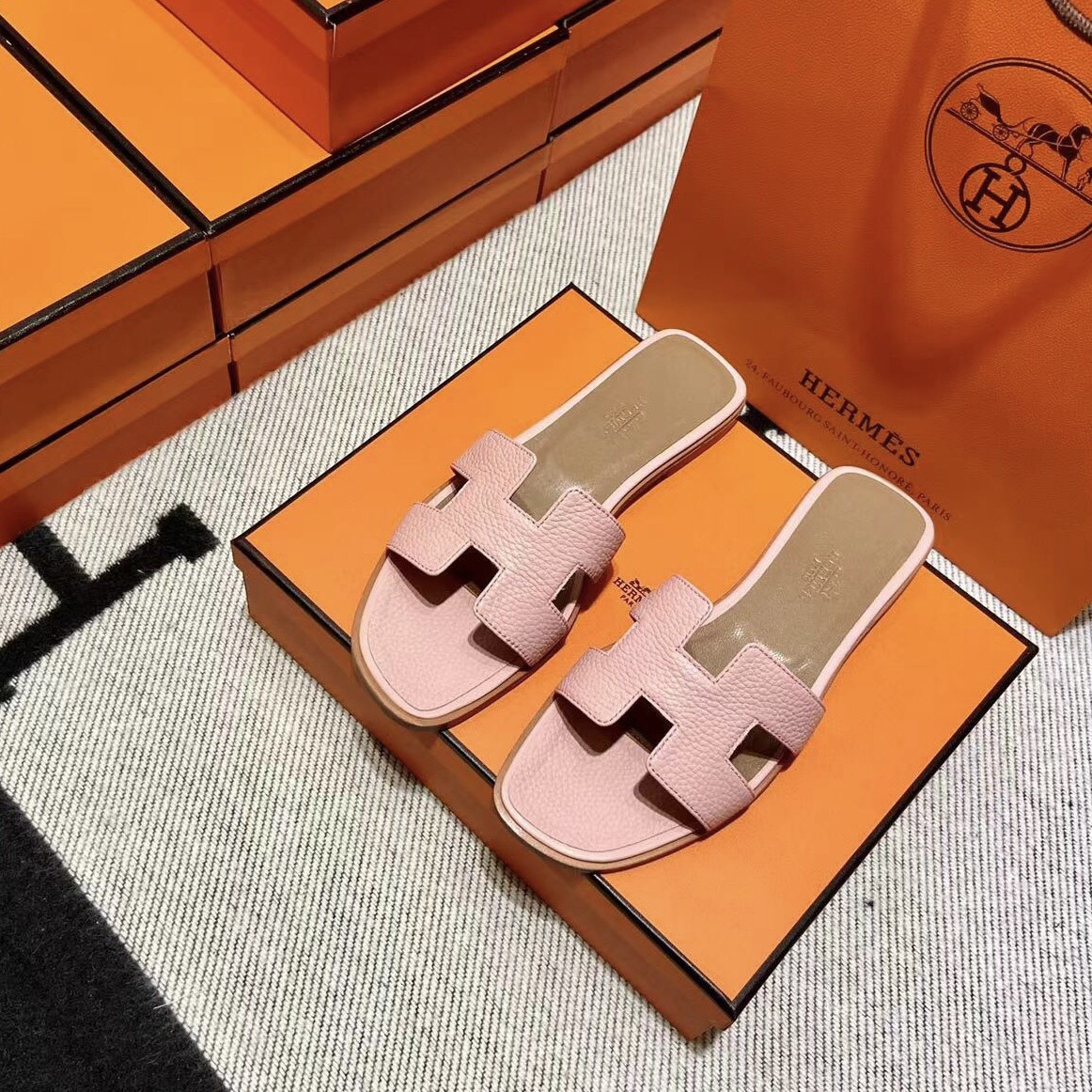 에르메스 올수공 오란 슬리퍼 샌들 토고 31